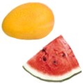 Estupendo jugo de mango con sand�a